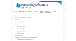 Desktop Screenshot of dermsantafe.com